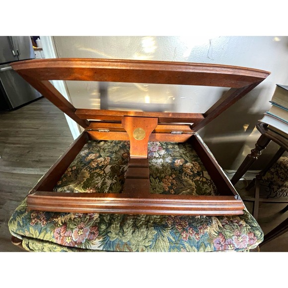 Drexel Other - Drexel Brown Wood Adjustable Book Stand Tray Top w/ "by Drexel" Medallion